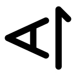 Text Rotation Up SVG Icon